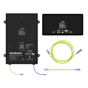HotDog Veterinary Return Electrode Package: U501V Mattress, V602 Pressure reduction pad, A136 Return Electrode Cable, and A138 Return Electrode Adapter